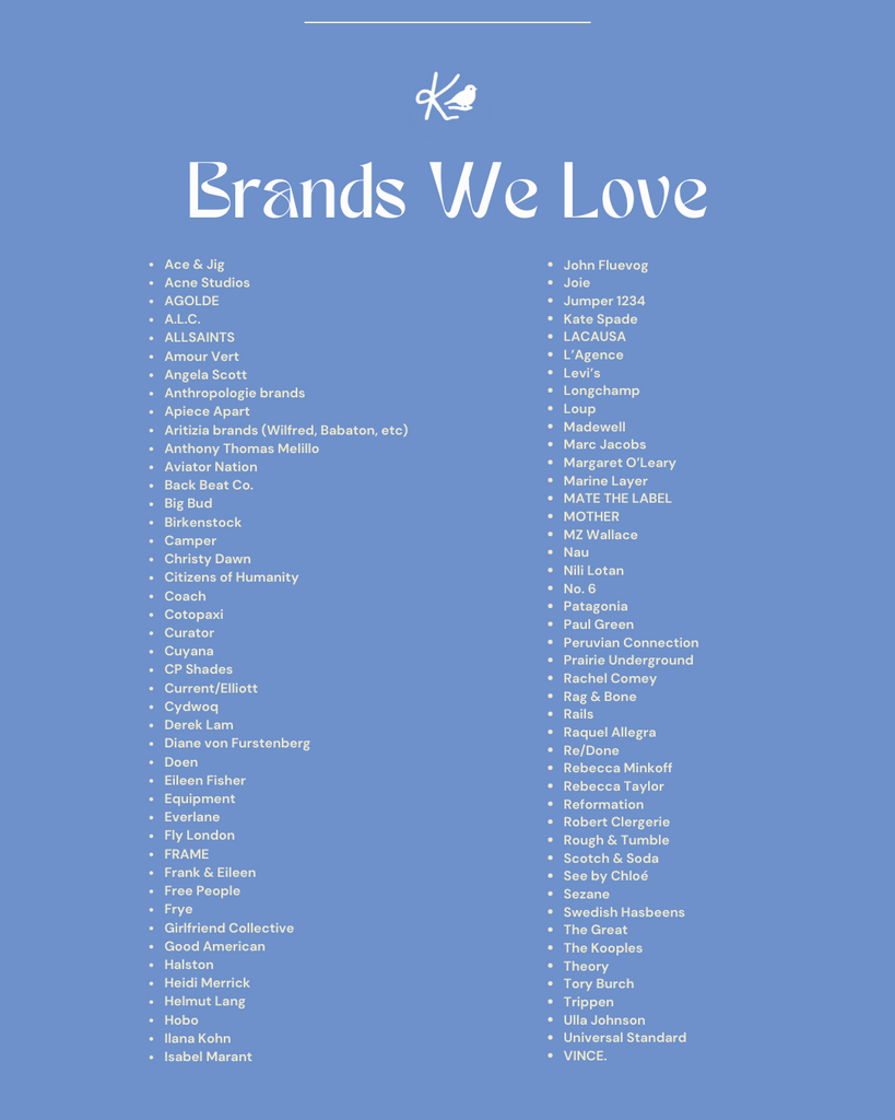 Brands We Love, Consign with Katybird